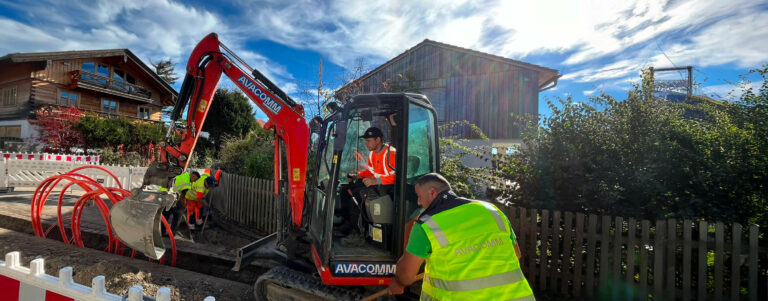 Der Glasfaserausbau in Holzkirchen schreitet voran